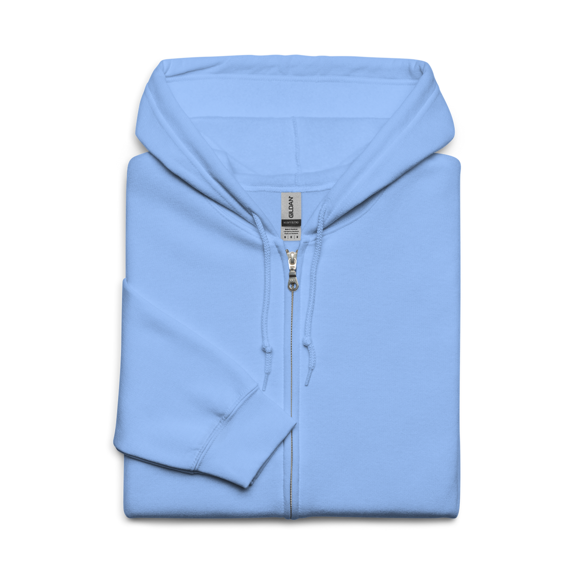 Baby blue zip up hoodie best sale