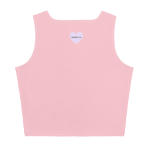 Open image in slideshow, Believe Women Cropped Tank Top - Blush Pink
