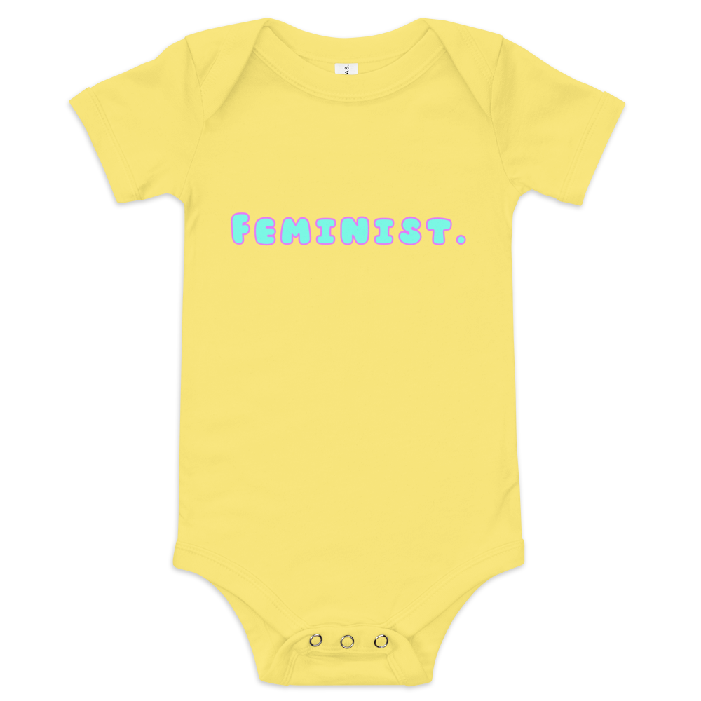 maillot.co | Feminist Baby & Toddler Onesie - Yellow
