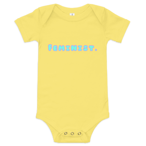 Open image in slideshow, maillot.co | Feminist Baby &amp; Toddler Onesie - Yellow
