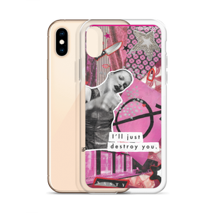 maillot.co | Collage iPhone® Case - Pink/Black with iPhone