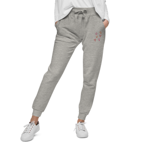 Girl Power Embroidered Sweatpants - Grey