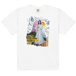 Open image in slideshow, Collage Heavyweight Tee - White/Dog Girl
