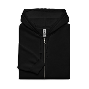 Pro-Choice Block Letter Zip-Up Hoodie - Black