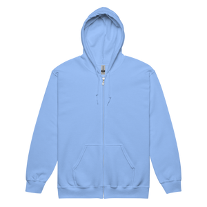 Pro-Choice Block Letter Zip-Up Hoodie - Baby Blue