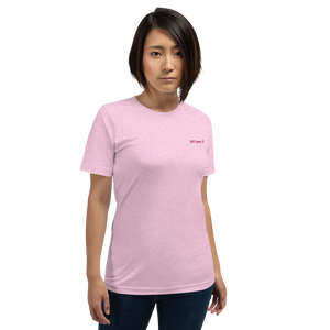 Girl Power Embroidered Tee - Lilac