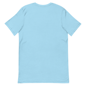 Girl Power Embroidered Tee - Baby Blue