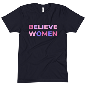 Open image in slideshow, maillot.co | Believe Women Crew Neck Tee - Navy
