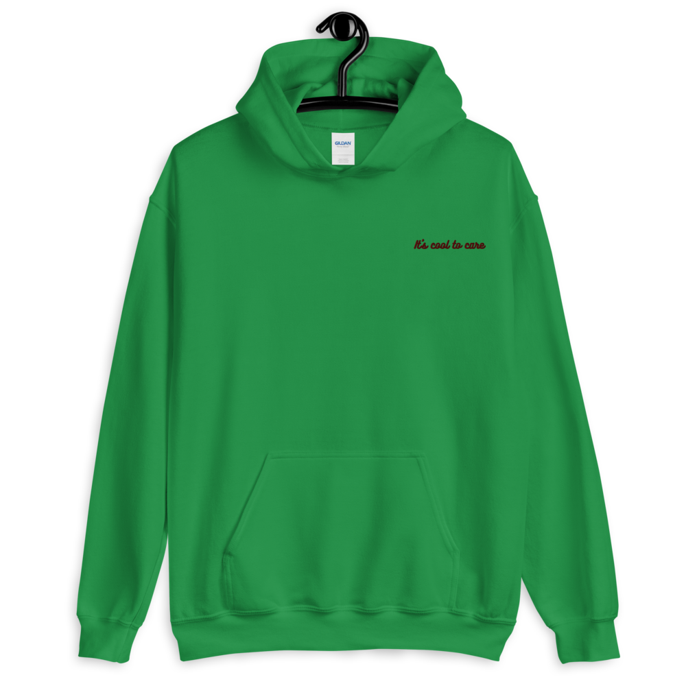 maillot.co | It's Cool To Care Embroidered Hoodie - Lucky Green