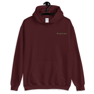 Open image in slideshow, maillot.co | It&#39;s Cool To Care Embroidered Hoodie - Maroon
