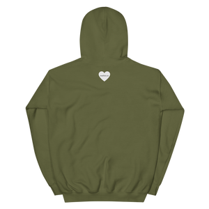 maillot.co | Believe Women Essential Hoodie - Military Green | back view