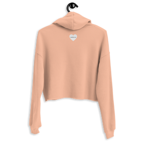 maillot.co | Believe Women Cropped Hoodie - Peach